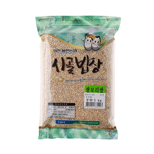 이천 율면 시골밥상 쌀보리쌀 1kg